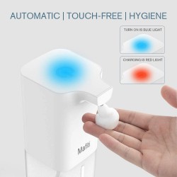 Dispenser désinfettante distributore di sapone a parete bianco1000ml sterilizzatore Spray Dispenser sensore a infrarossi Senza contatto 