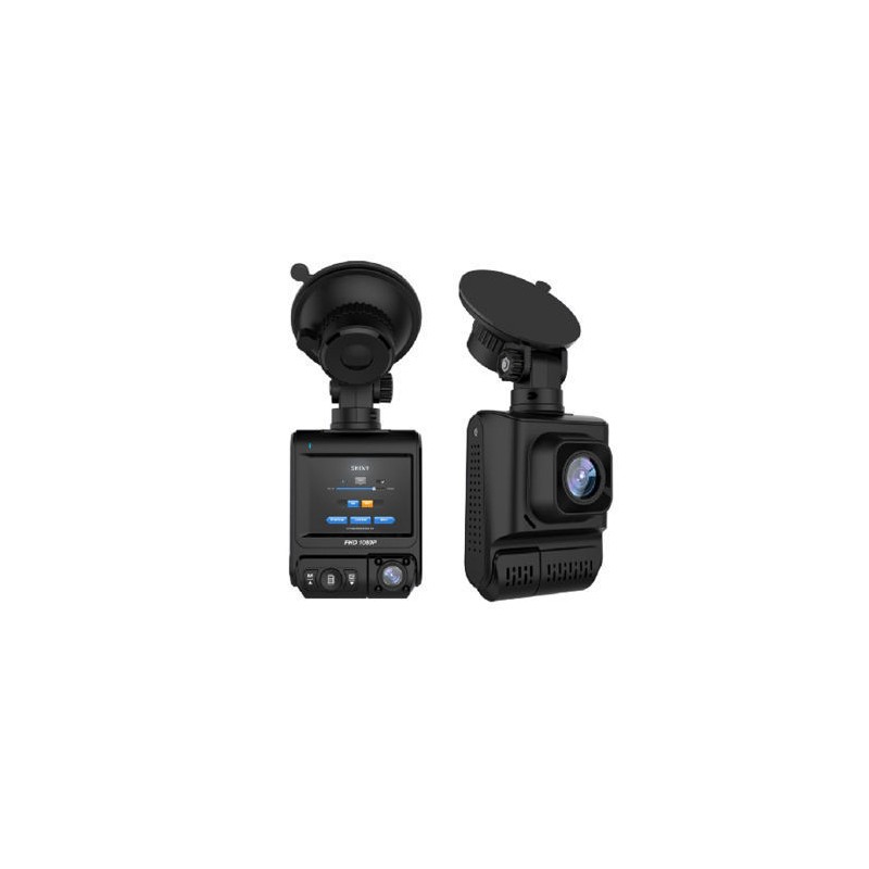 Bepocam ZD66B - Telecamera fronte/retro per auto, GPS, Wi-Fi, Display 2,  1296p, H.265, 140°, Audio, Parking Monitor, WebCam