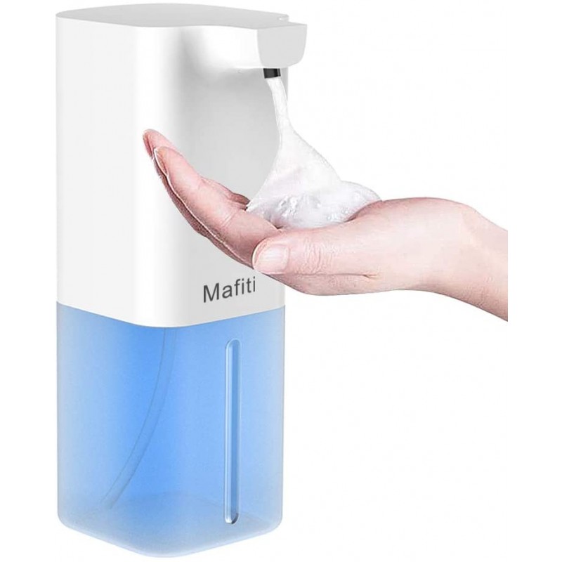 Dispenser automatico per sapone liquido e gel disinfettanti, effetto  schiuma, senza contatto, batteria ricaricabile, 350 ml