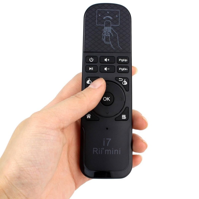 Rii Mini i7 Wireless - Telecomando con Mouse giroscopico per Smart TV, Mini  PC, PC, Console, Tablet