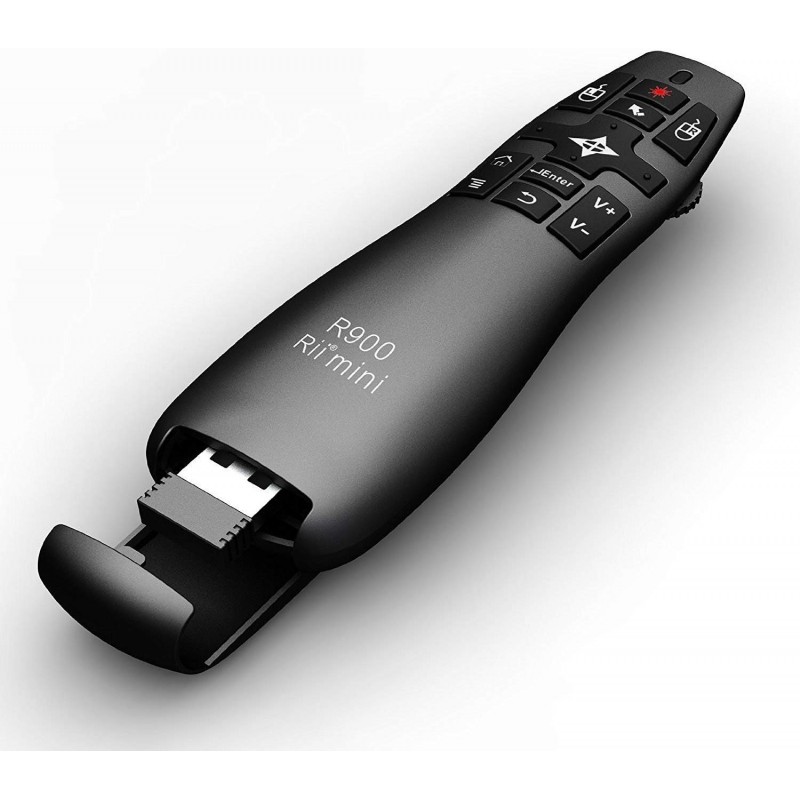 Riitek Rii Mini R900 Wireless - Telecomando con Air Mouse giroscopico per  Smart TV, console, PC e tablet Android